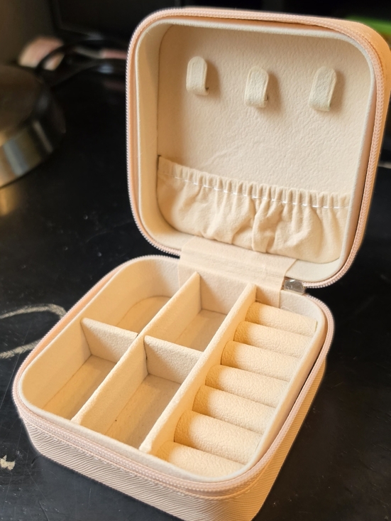 Other - Compact Pink Travel Jewelry Organizer Box